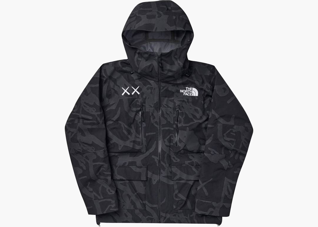 KAWS x The North Face Jacket Black | Hype Clothinga