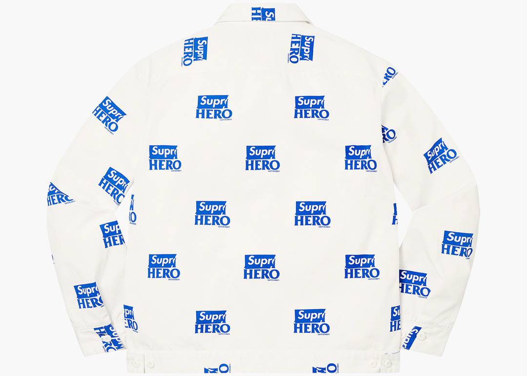 Supreme ANTIHERO Work Jacket White | Hype Clothinga
