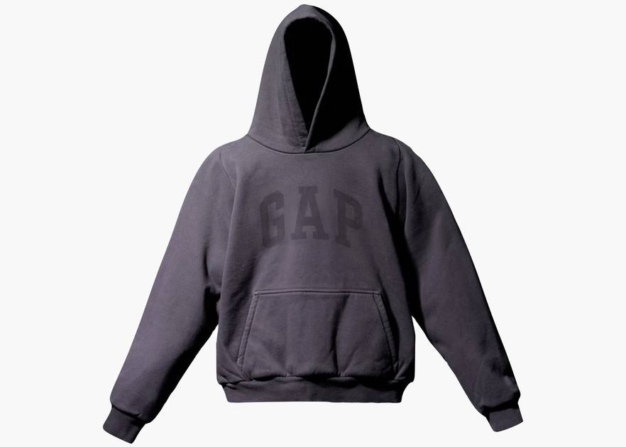 Yeezy Gap Dove Shrunken Hoodie Black | Hype Clothinga