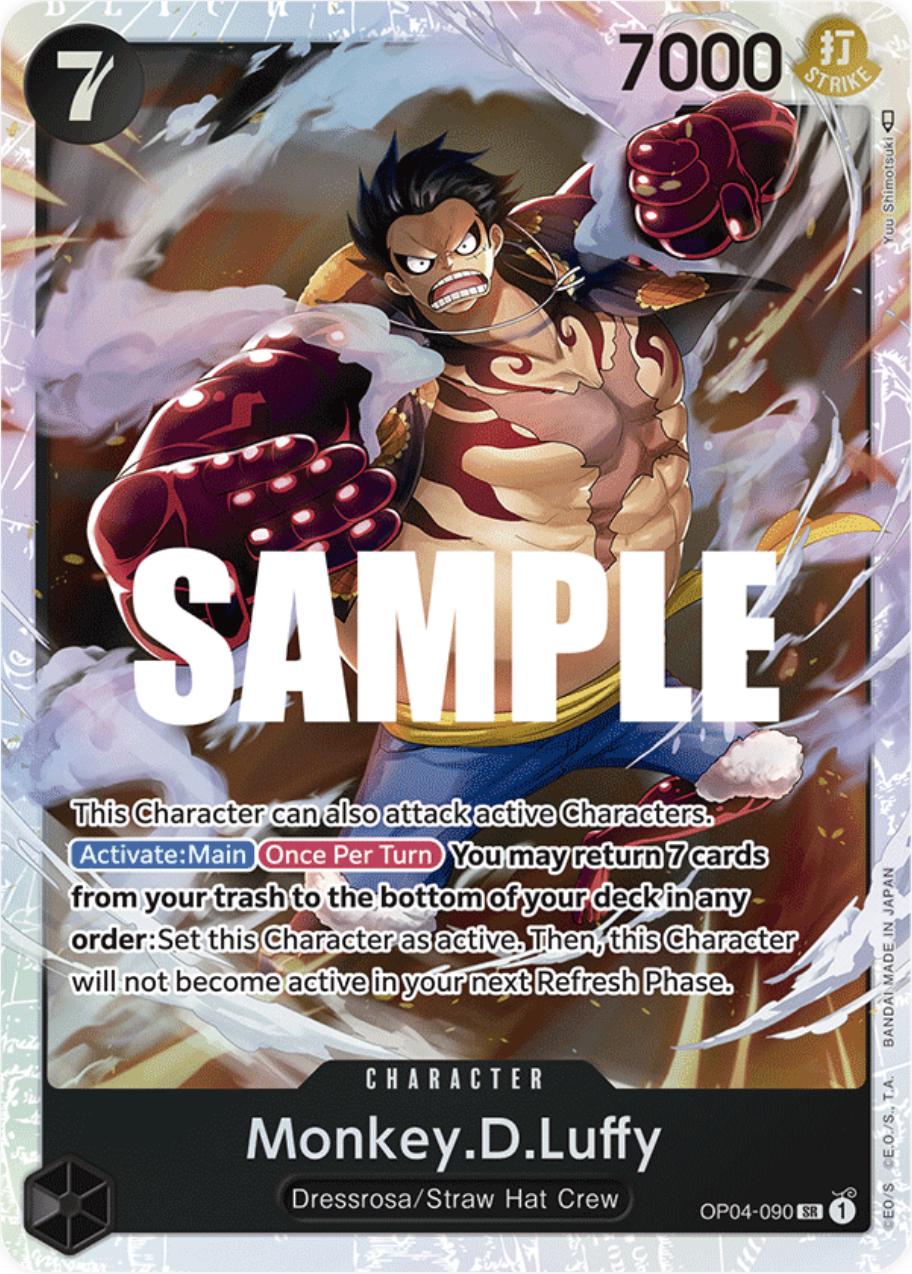 Monkey.D.Luffy OP04-090 Prices | One Piece Kingdoms of Intrigue