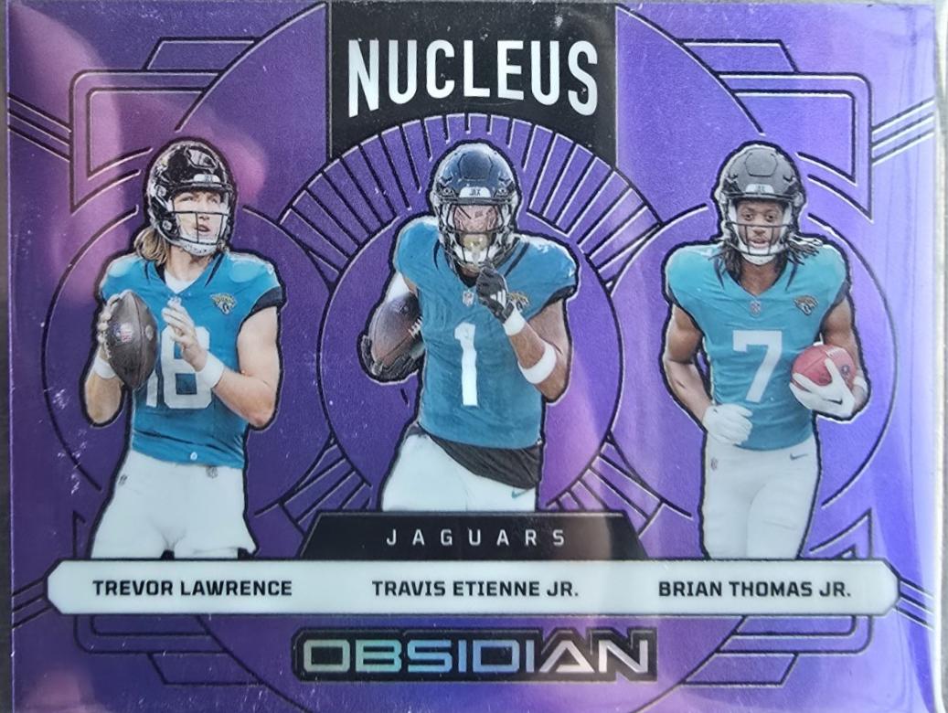 Brian Thomas Jr. / Travis Etienne Jr. / Trevor Lawrence [Purple