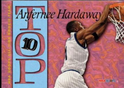 Anfernee Hardaway #AR5 Prices | 1995 Hoops Top Ten | Basketball Cards