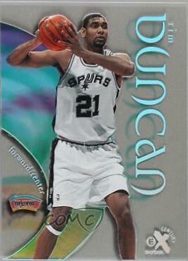 Tim Duncan #7 Prices | 1998 Skybox E X Century | Basketball Cards