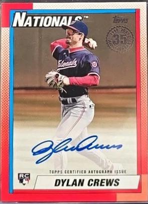 Dylan Crews #90A-DCR Prices | 2025 Topps 1990 Autograph | Baseball