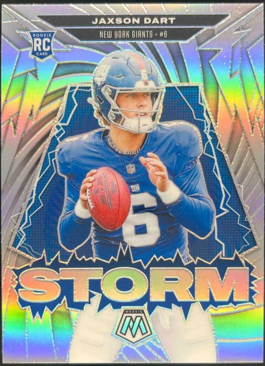 Jaxson Dart [Silver] #12 Prices | 2025 Panini Mosaic Storm