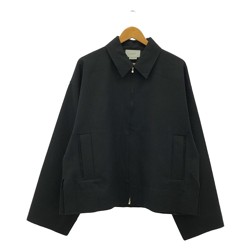 CUT-OFF DRIZZLER JACKET ウール フランネル カットオフ ドリズラー