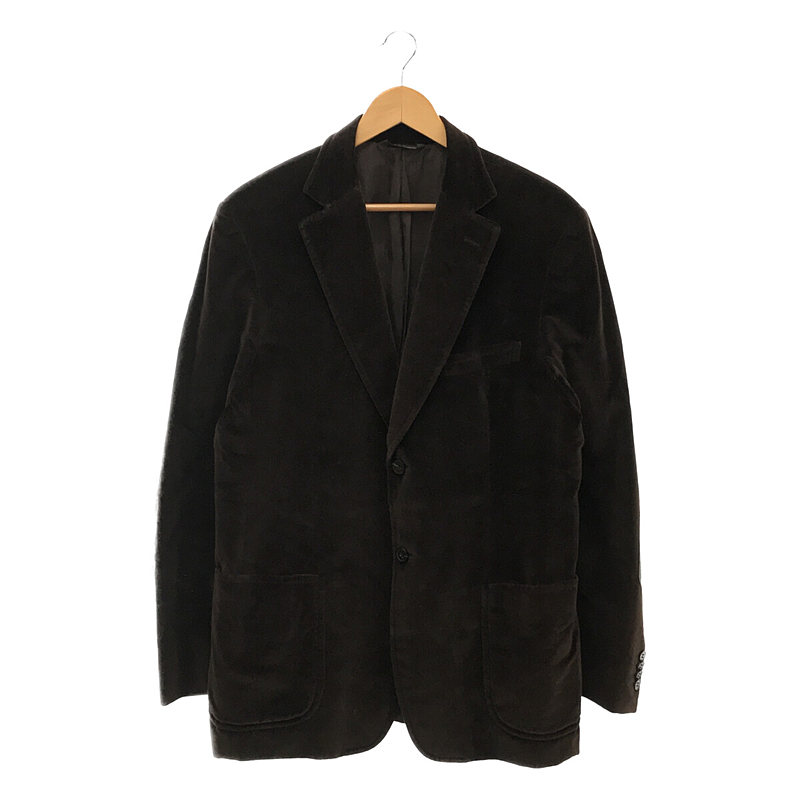 レザーエルボーパッチ ベロア 2B テーラード ジャケット | ブランド