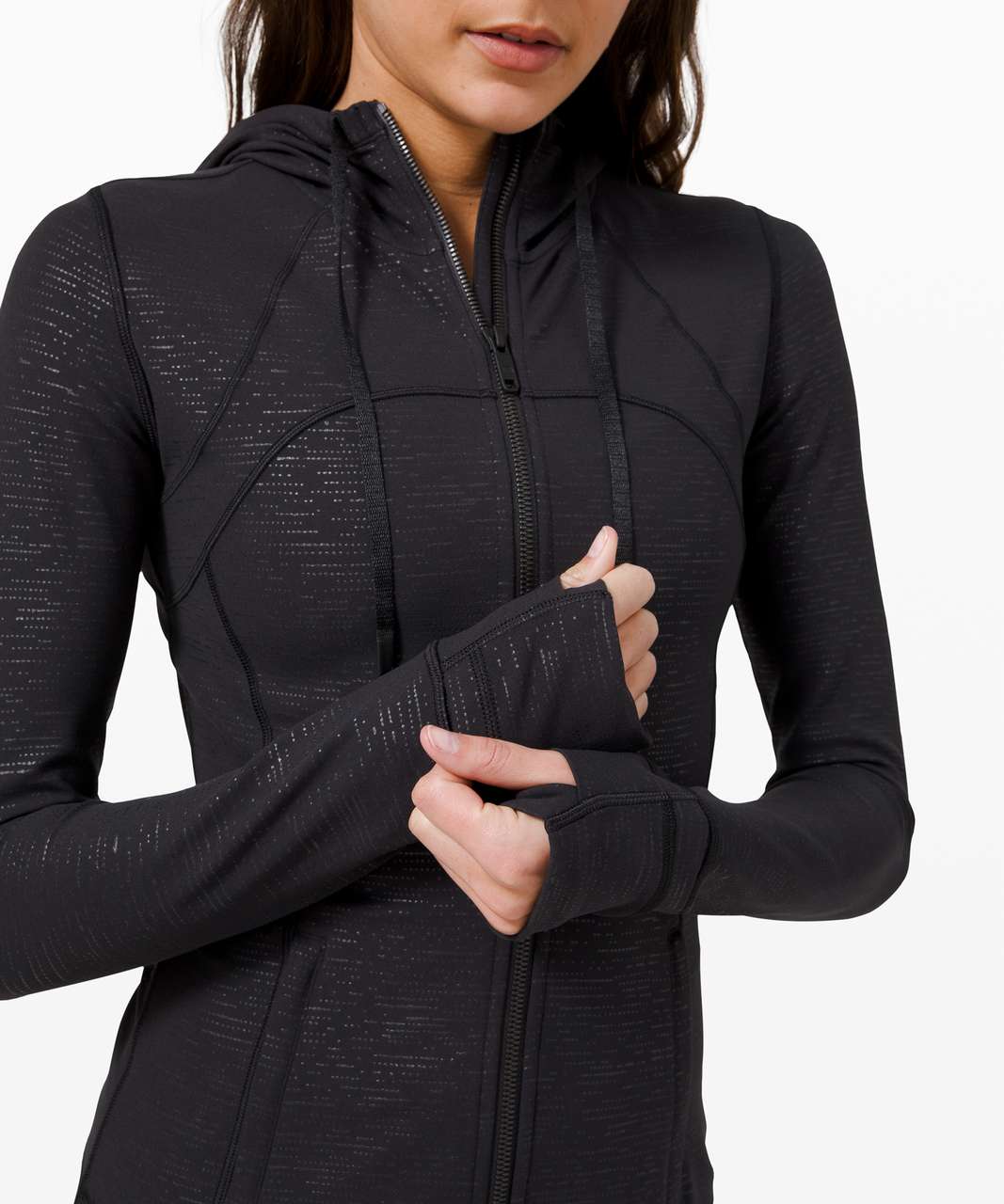 Lululemon Hooded Define Jacket *Nulu - Code Emboss Black - lulu