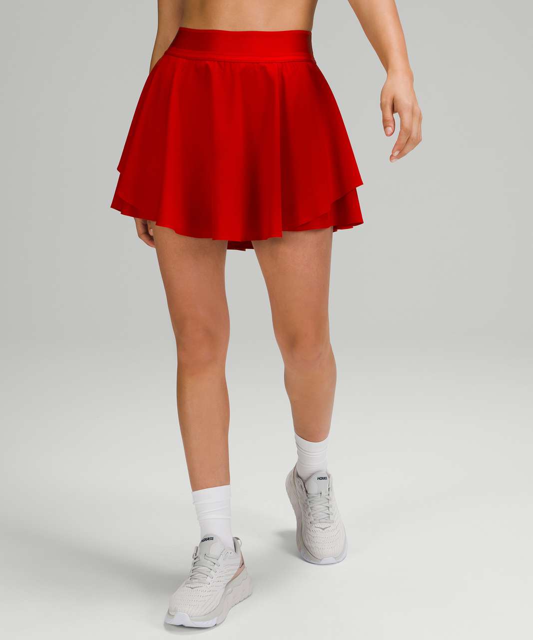 Lululemon Court Rival High Rise Skirt Tall - Dark Red - lulu fanatics