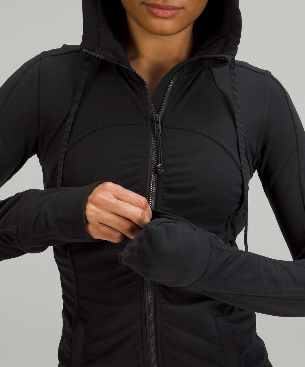 Lululemon Nulu Hooded Define Jacket *Ruched - Black - lulu fanatics