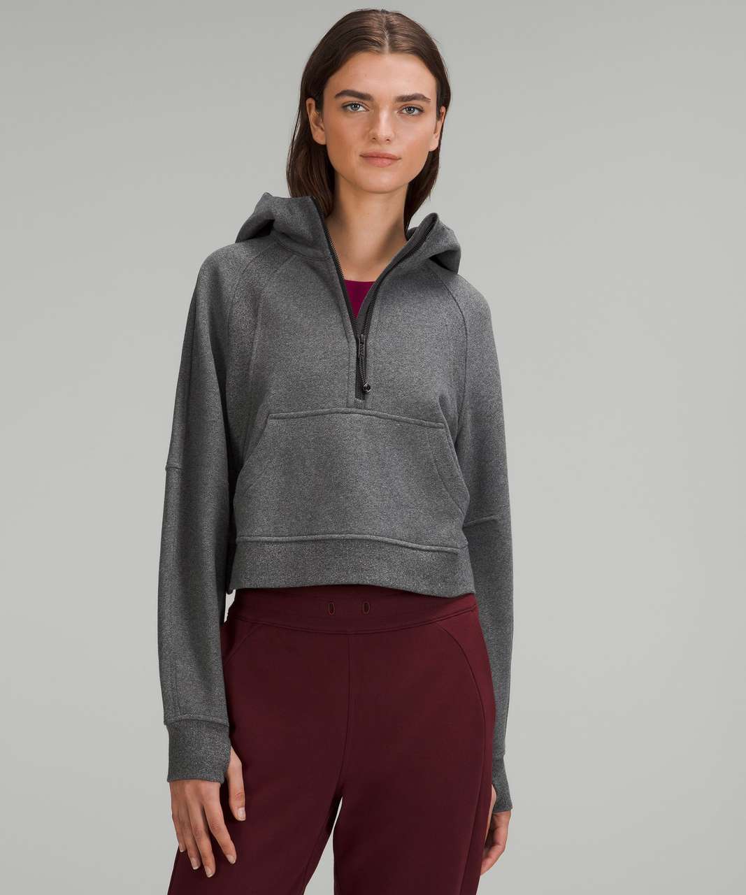Lululemon Scuba Oversized Half-Zip Hoodie - Heathered Speckled