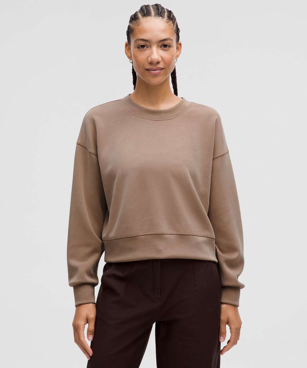 Lululemon Softstreme Perfectly Oversized Cropped Crew