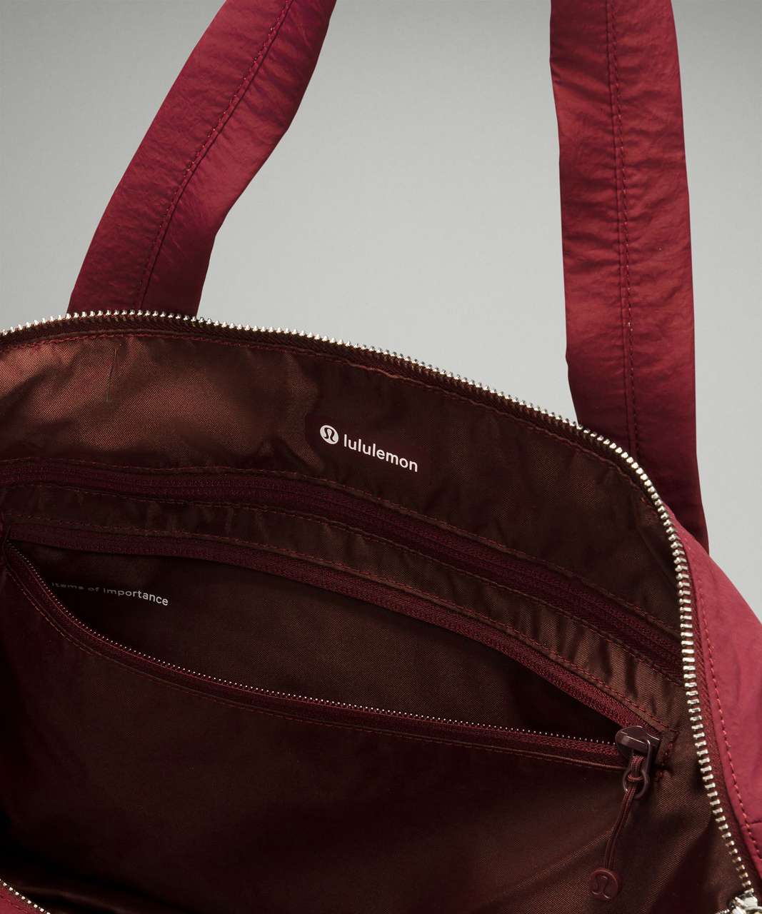 Lululemon On My Level Barrel Duffle Bag 16L - Garnet - lulu fanatics