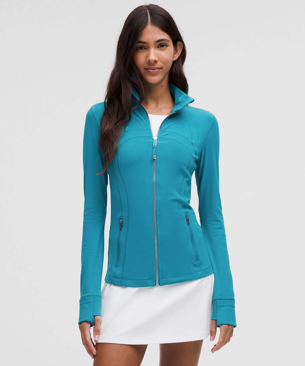 Lululemon Define Jacket *Nulu - Hawaiian Blue / Mirror Silver