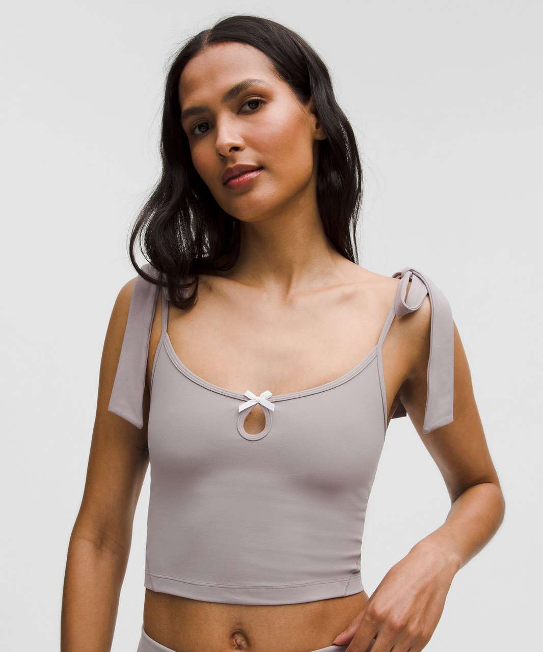 Lululemon Nulu Bow-Detail Tank Top *Set of the Month: Balletcore