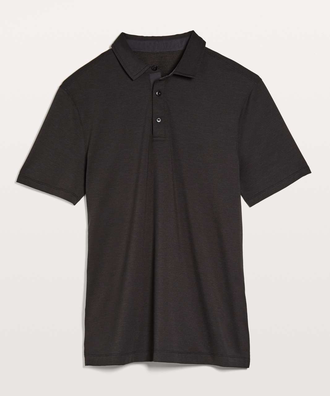 Lululemon Evolution Polo - Black (Second Release) - lulu fanatics