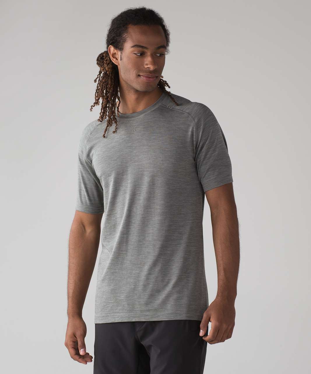 Lululemon Metal Vent Tech Short Sleeve - Raceway Grey / Slate