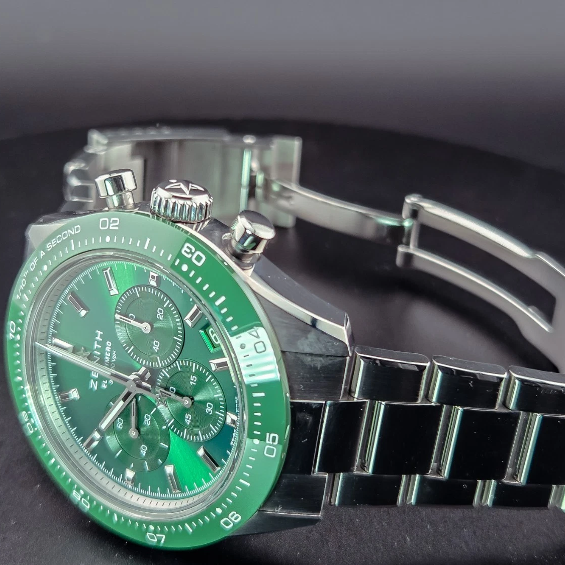 Zenith Chronomaster Sport Yoshida Steel / Green / Bracelet 03.3107