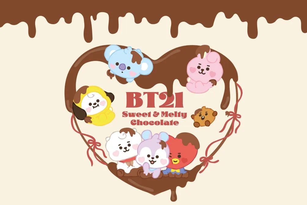 BT21 VALENTINE シリーズ 1/10～発売(公式オンラインストア)