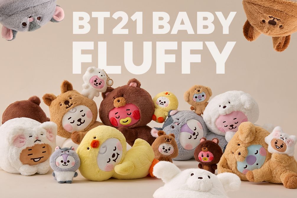 BT21 BABY FLUFFY シリーズ 11/15～発売(公式オンラインストア)
