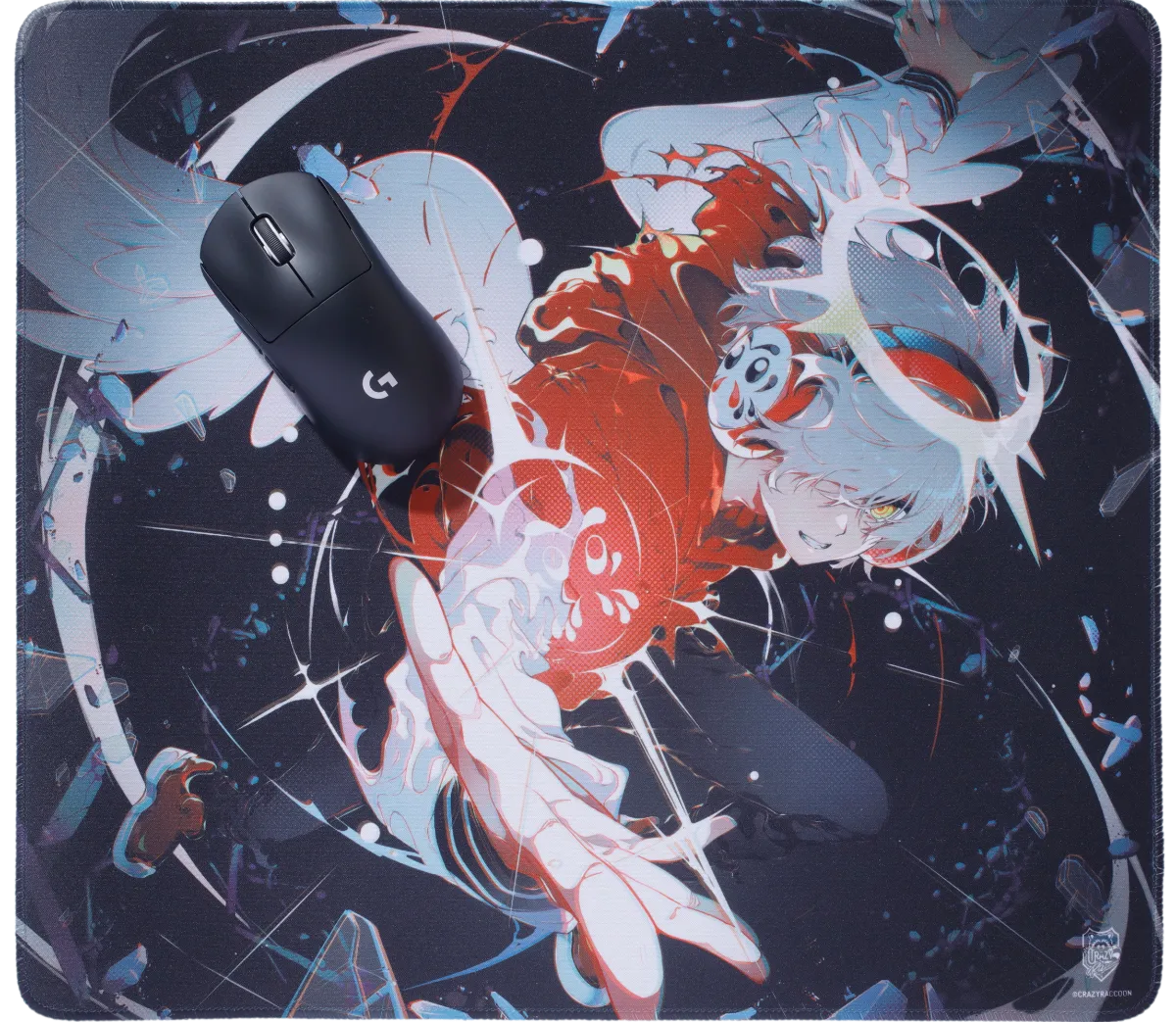 公式】Crazy Raccoon MOUSEPAD - クレイジーラクーンのオリジナル