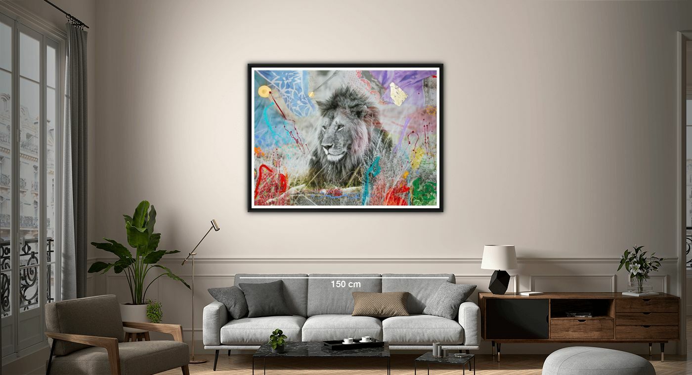 SIMBA 9, Lion, I'M NOT A TROPHY · Art photographs · YellowKorner