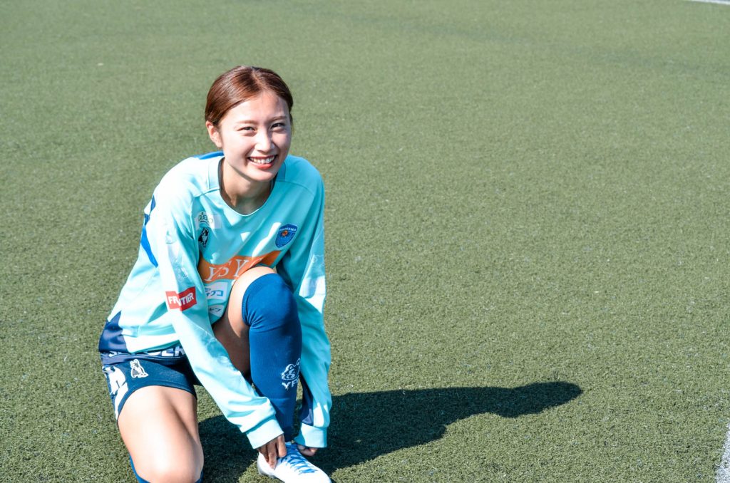 いつか、スタンドを水色に” - ニッパツ横浜FCシーガルズ 吉田凪沙