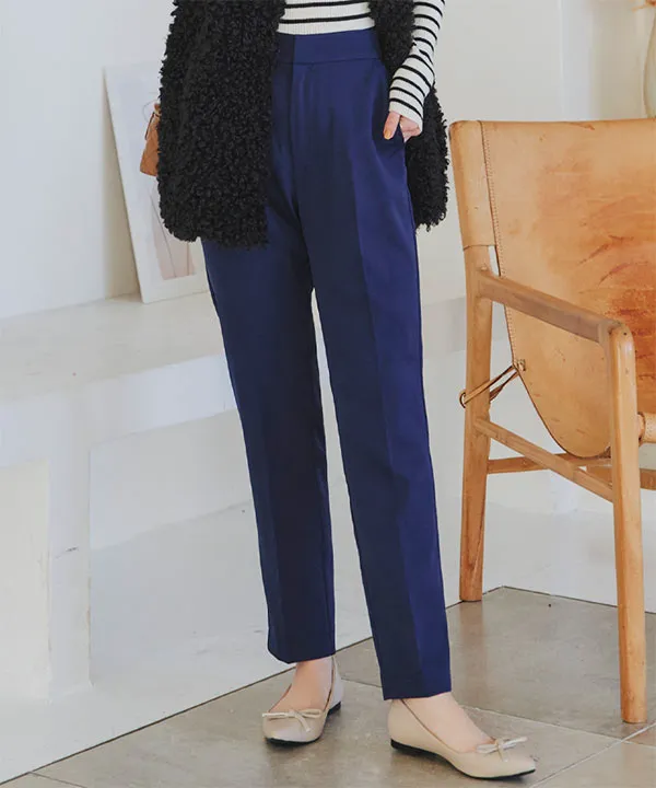 前開きベーシックテーパードパンツ [M3200]| SALE！ - レディース