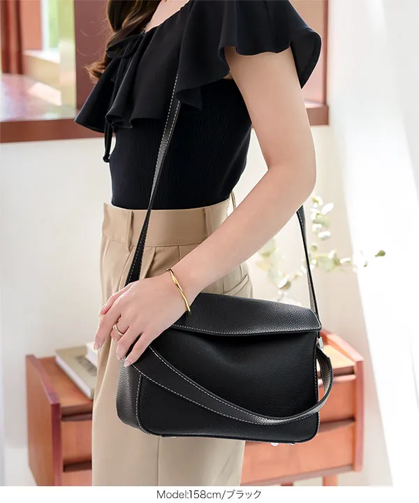 カードポケット付きショルダーバッグ [B1620] - レディース