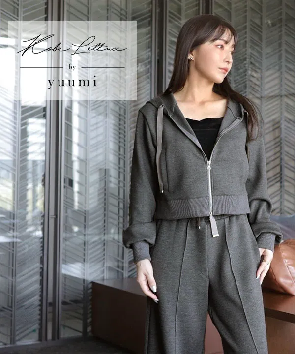 Yuumiさんコラボ ］ ダブルジップショートパーカー [C7224