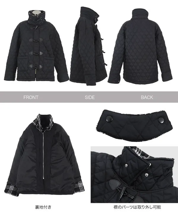 キルティングダッフルコート[K1365] - レディースファッション通販
