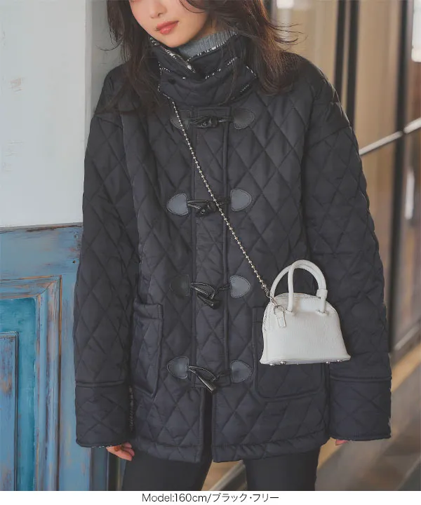キルティングダッフルコート[K1365] - レディースファッション通販