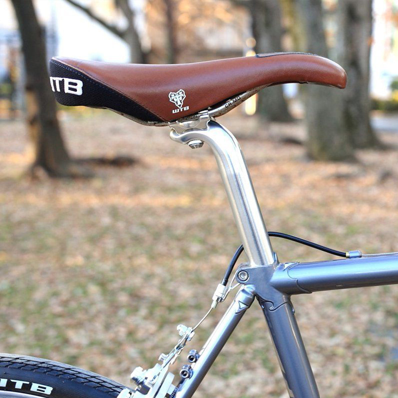 WTB / pure-V race saddle（BL special-brown） – 京都の自転車屋