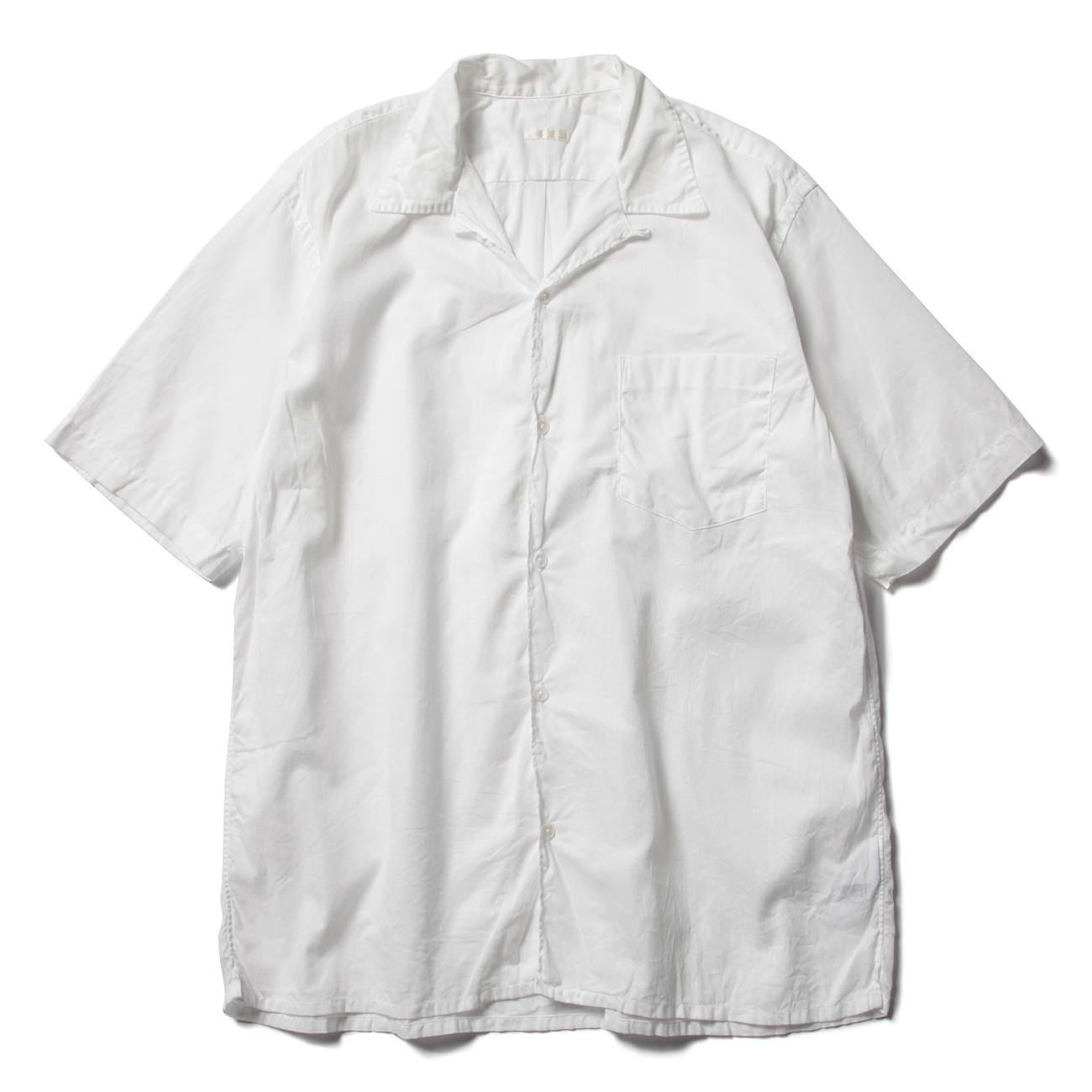 COMOLI / コモリ | ベタシャン オープンカラーシャツ - White | 通販