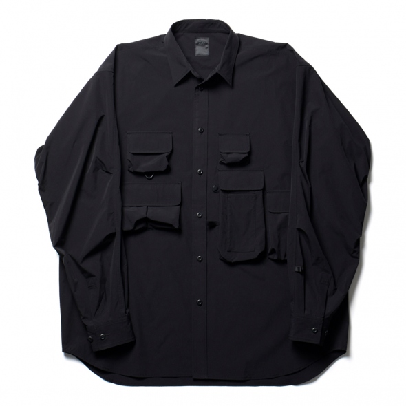 DAIWA PIER39 / ダイワピア39 | TECH ANGLER'S SHIRTS L/S - Black