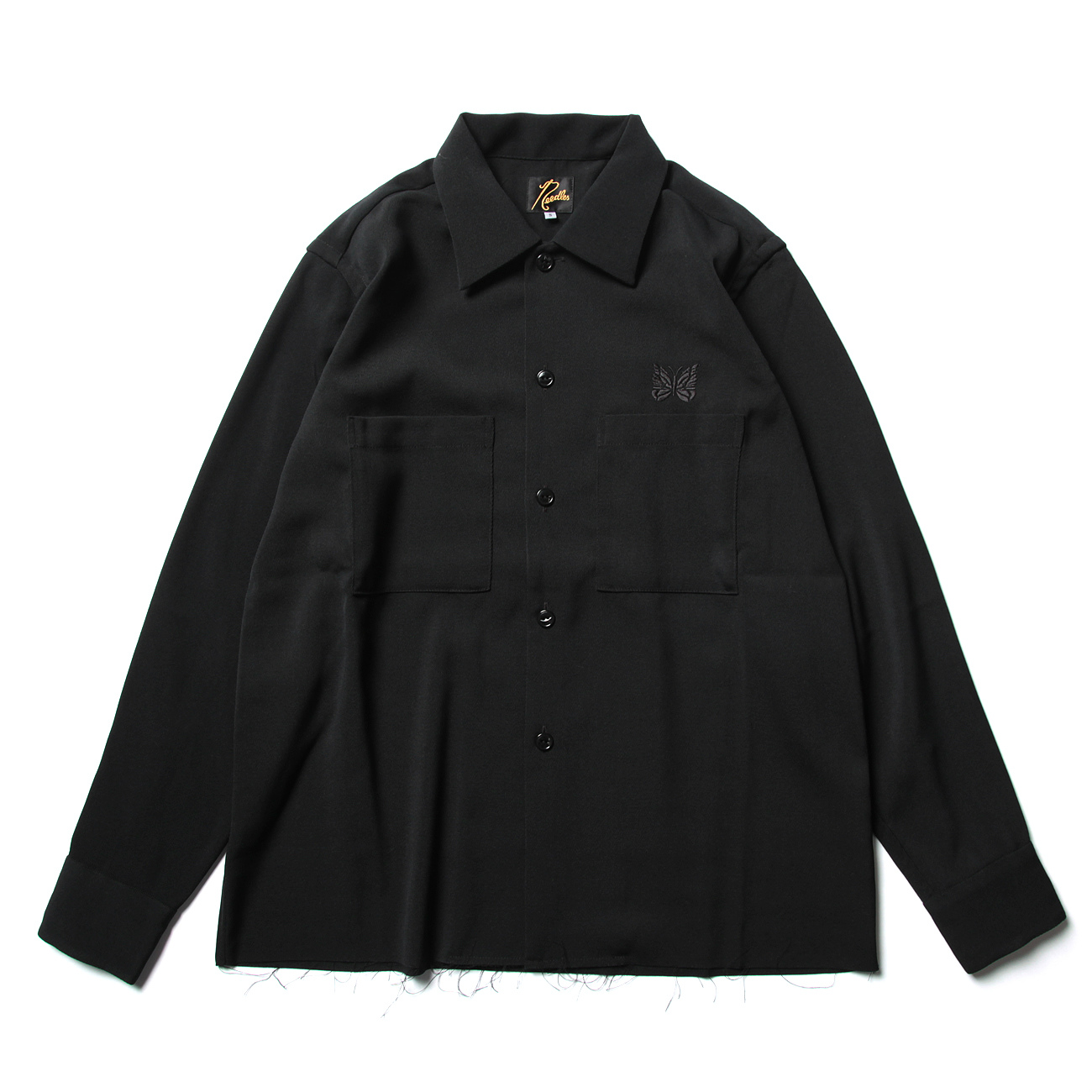 Needles / ニードルズ | C.O.B. One-Up Shirt - Pe/W Doeskin - Black