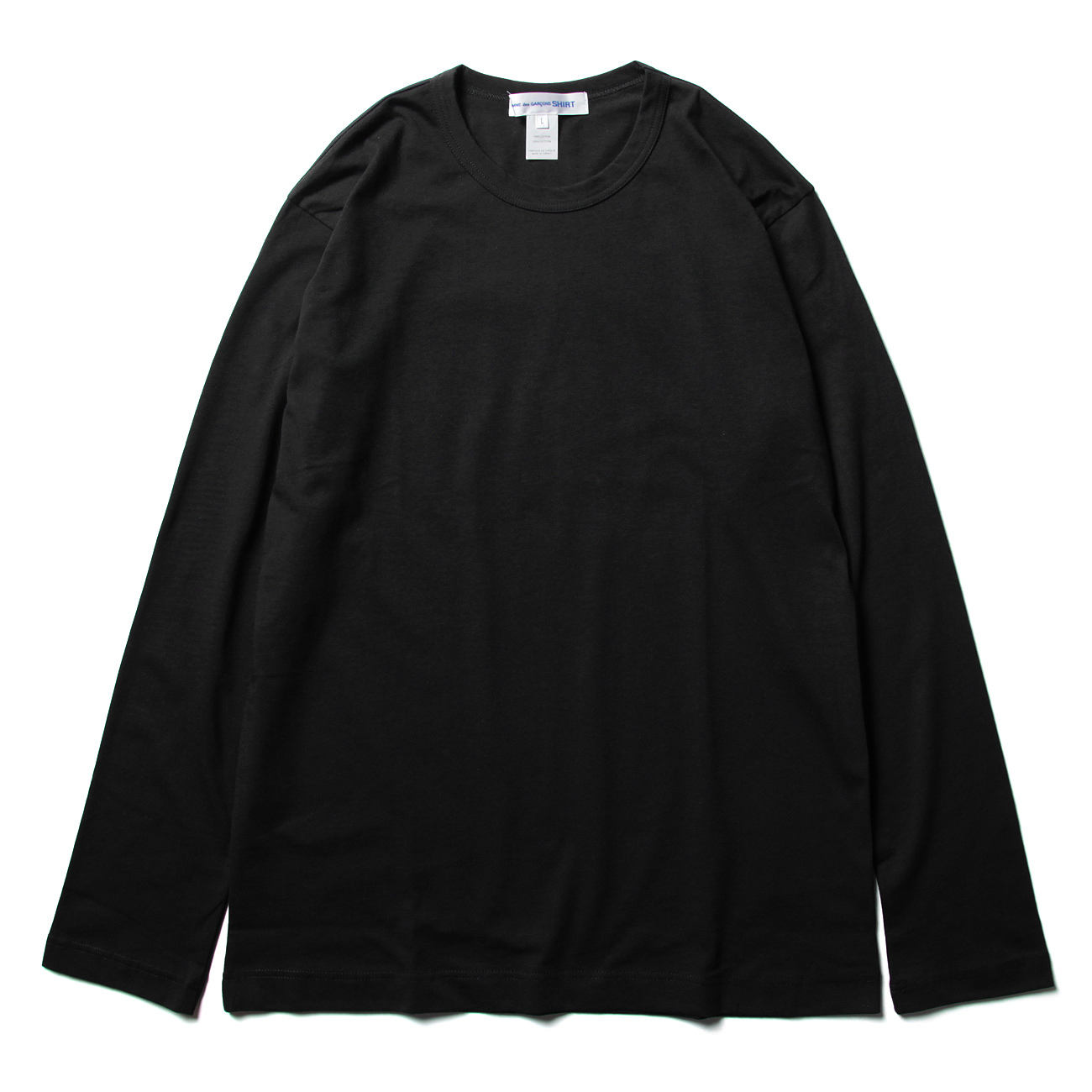 COMME des GARCONS SHIRT | FOREVER / LONG SLEEVE T-SHIRT - Black