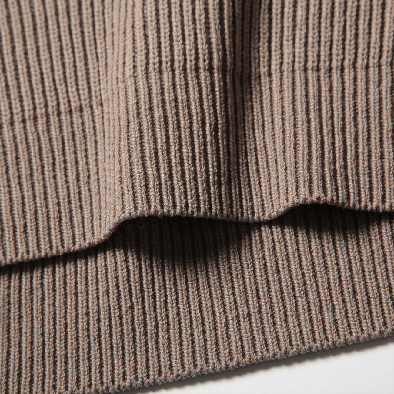 AURALEE / オーラリー | SUPER FINE WOOL RIB KNIT BIG P/O