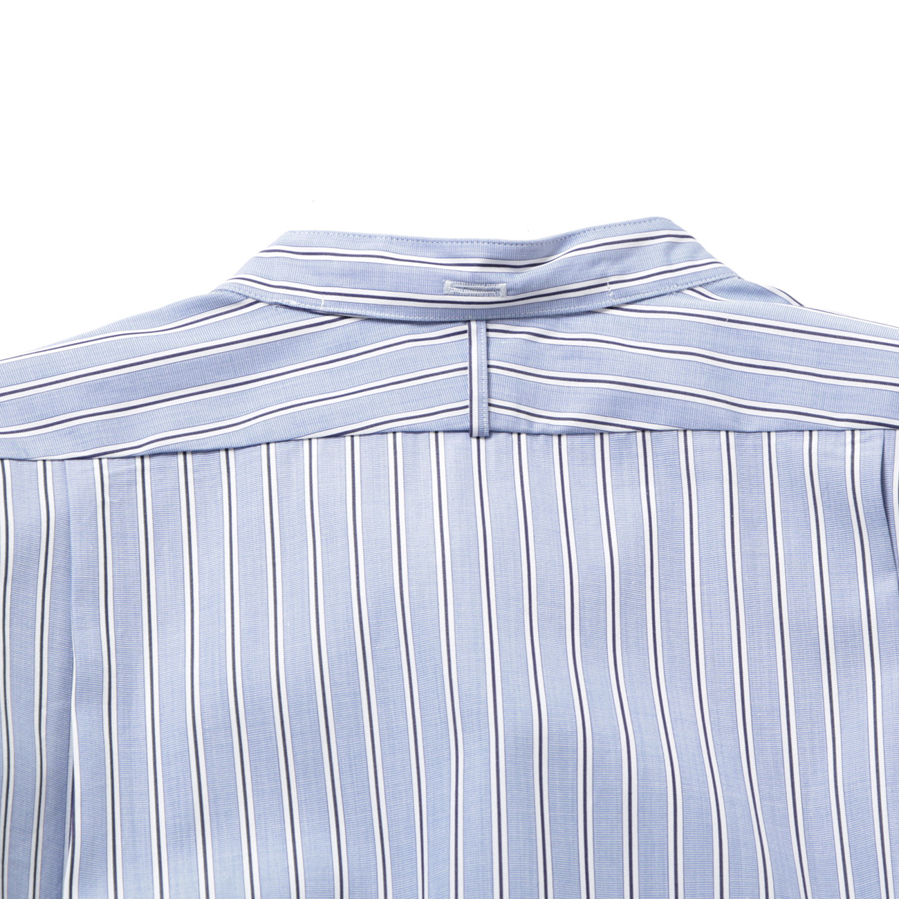 HEUGN / ユーゲン | Rob Band collar Blue Stripe - Sax Blue | 通販