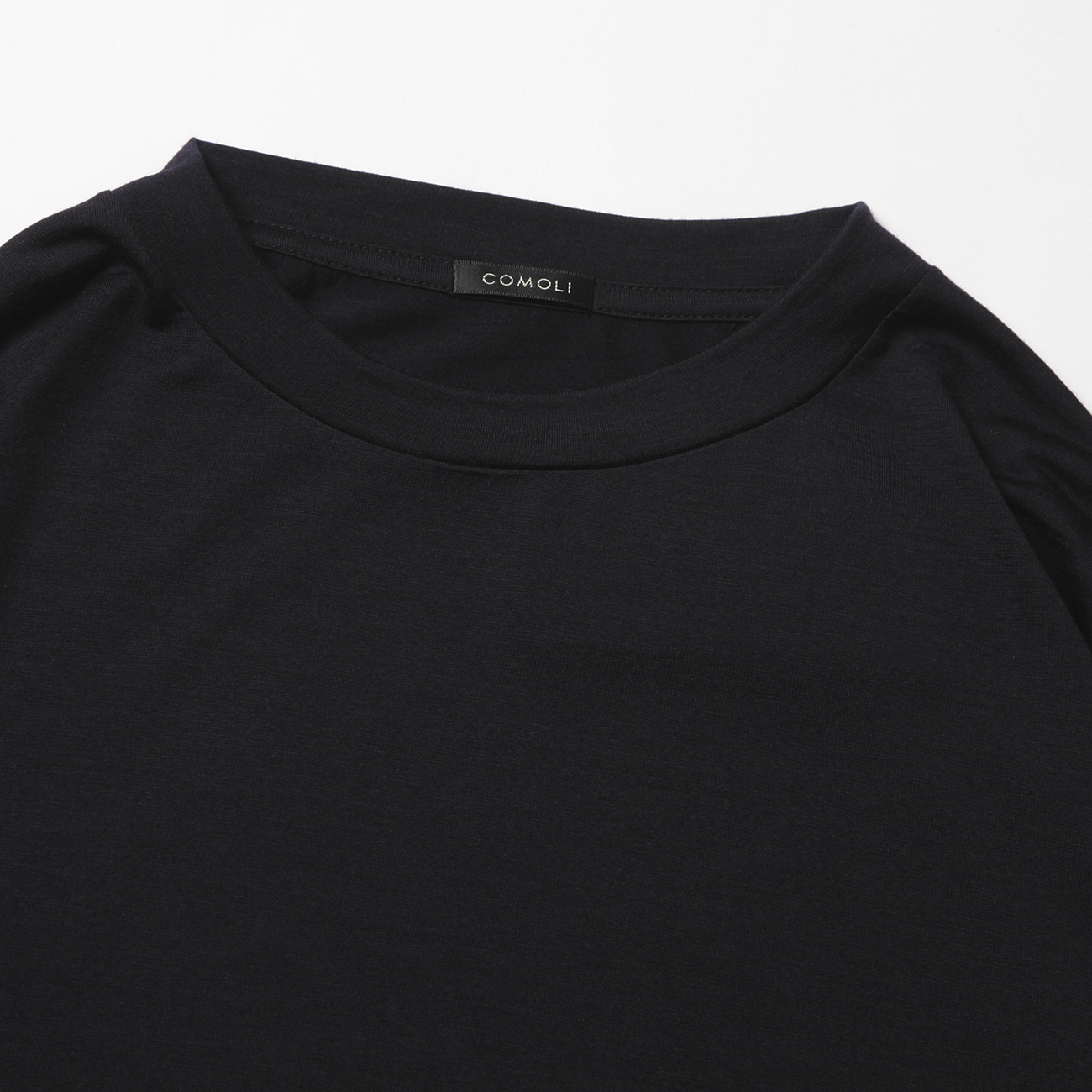 COMOLI / コモリ | サマーウール 長袖クルー - Navy | 通販 - 正規取扱