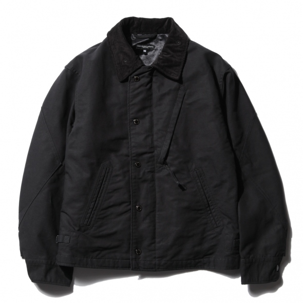 ENGINEERED GARMENTS | NA2 Jacket - Cotton Double Cloth - Black