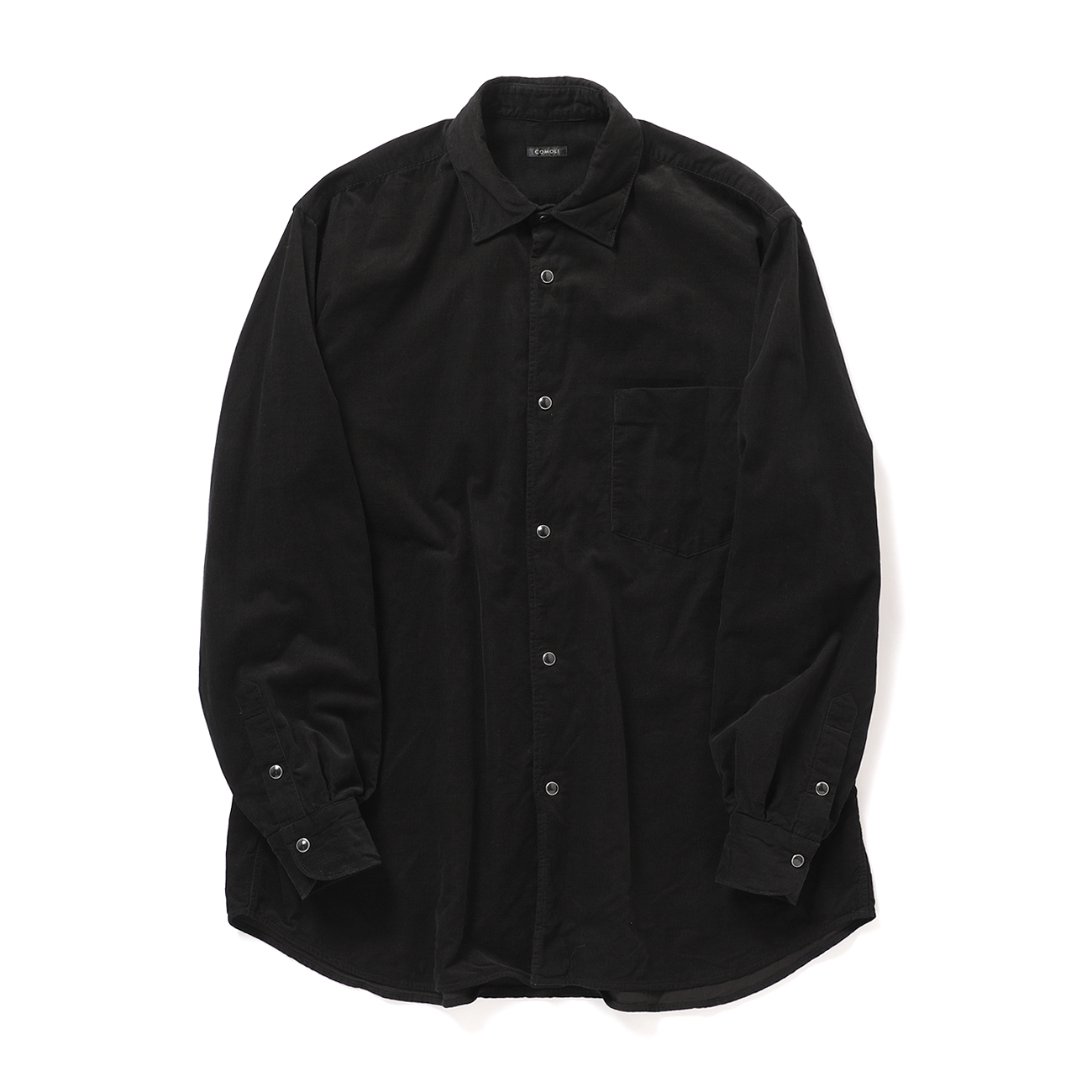 COMOLI / コモリ | コーデュロイ コモリシャツ - Black | 通販 - 正規