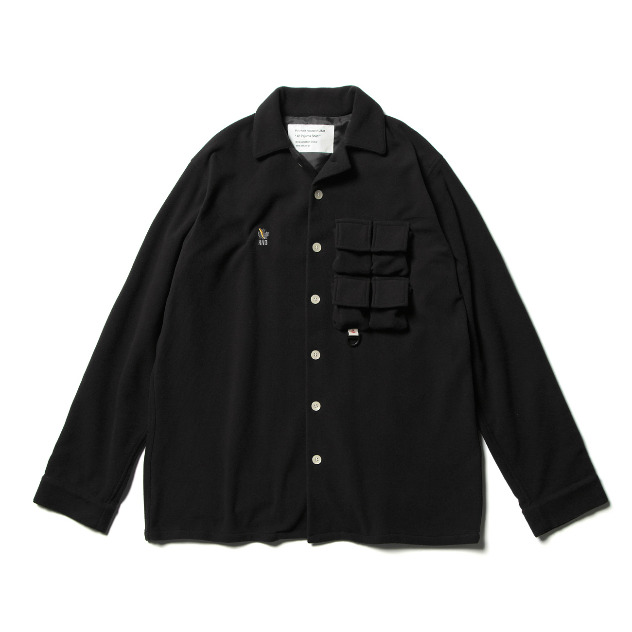 RESEARCH | 4P Pajama Shirt - フリース - Black | 通販 - 正規取扱店
