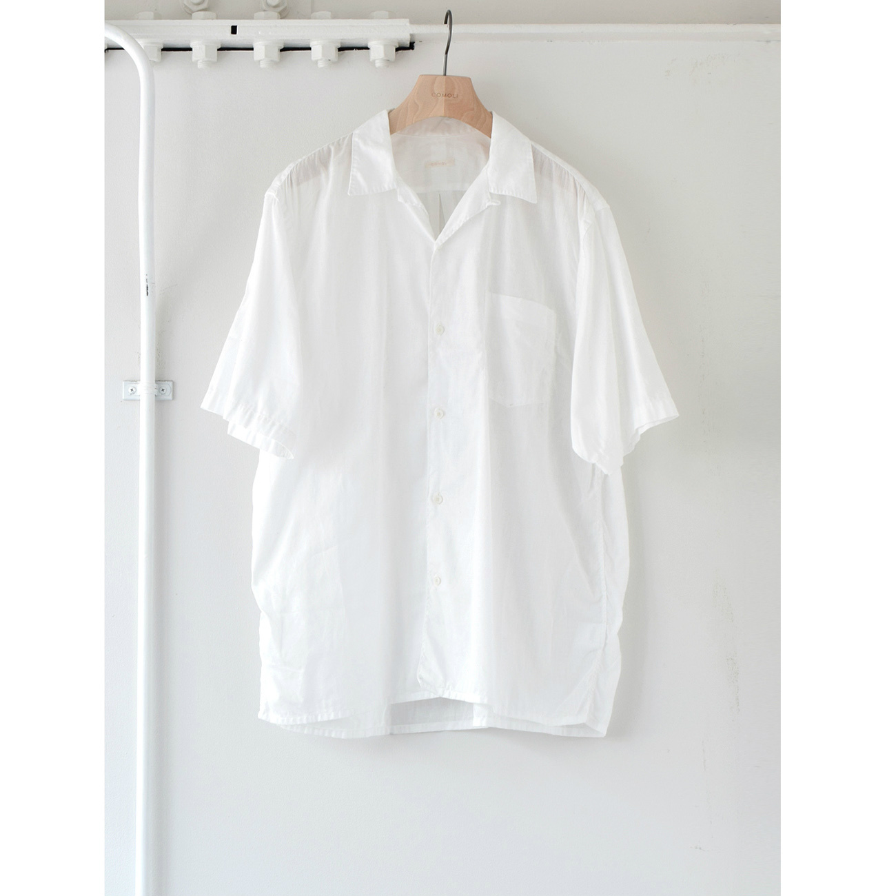 COMOLI / コモリ | ベタシャン オープンカラーシャツ - White | 通販