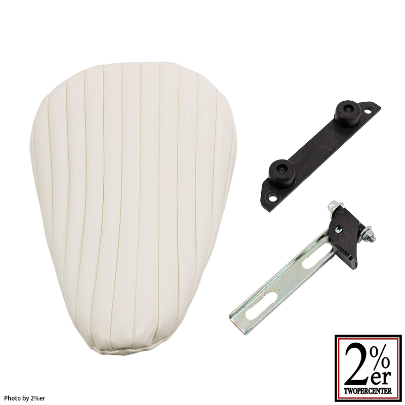 ソロサドルシートキット ホワイト SR400/500 / 2％er オフィシャルWebstore