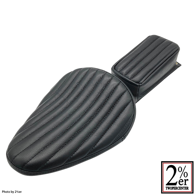 本革 STDソロサドルシート/ピリオンパッドセット / 2％er オフィシャル