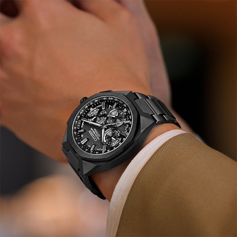 シチズン ATTESA ACT Line ブラックチタンシリーズ エコドライブ