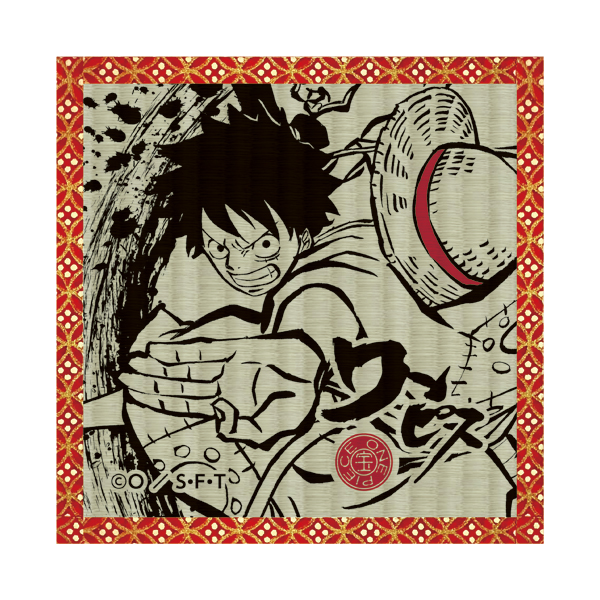 ワンピース】畳風コースター ルフィ: 雑貨｜東映アニメーション