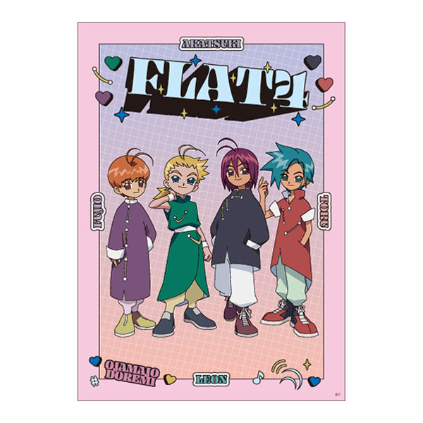 おジャ魔女どれみ】FLAT4 クリアポスター: 雑貨｜東映アニメーション