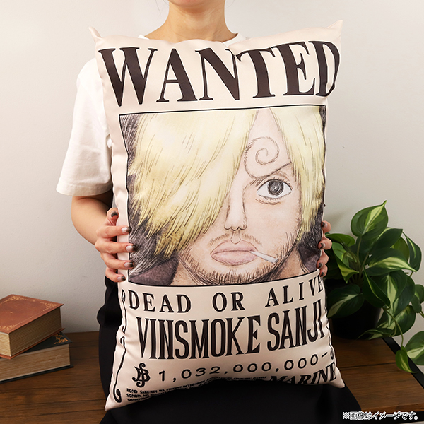 ワンピース】手配書クッション サンジ 10億3200万: インテリア｜東映